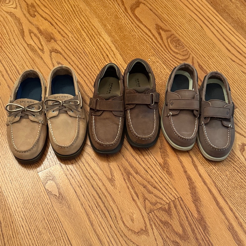 3 Pairs - Sperry Casual Boat Shoes